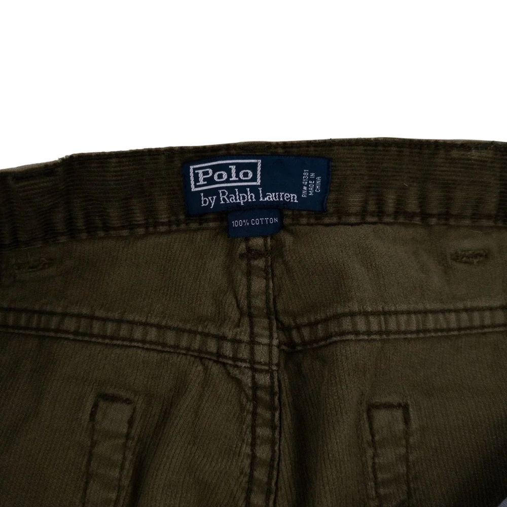Polo Ralph Lauren‎ Corduroy Pants Men's 36x28 Green Pant Trouser Vintage 90s Y2K